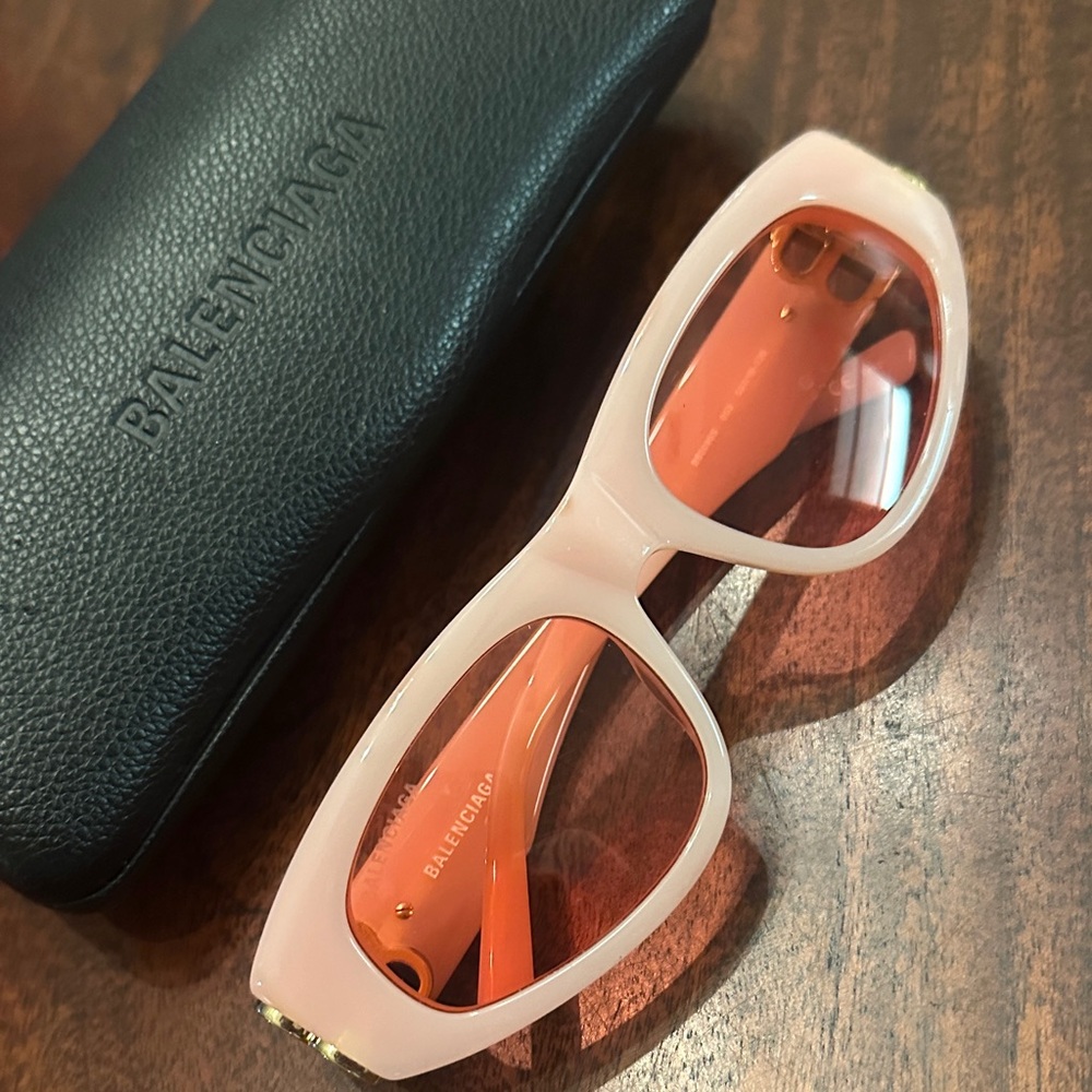 Balenciaga Blush Pink Sunglasses
